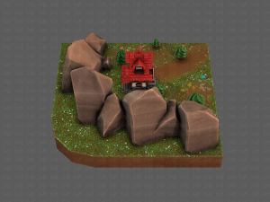 cartoon scenes v01 Modelo 3D