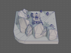 cartoon scenes v01 Modelo 3D