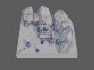 cartoon scenes v01 Modelo 3D