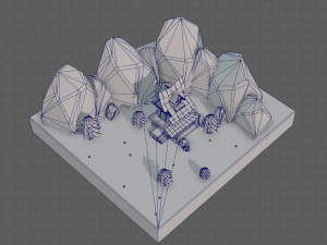 cartoon scenes v01 Modelo 3D