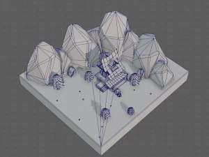 cartoon scenes v01 3D Model