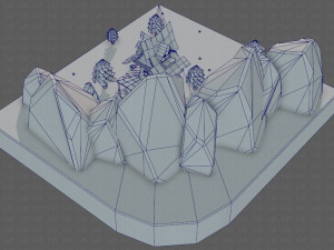 cartoon scenes v01 Modelo 3D