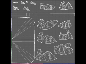 cartoon scenes v01 3D Model