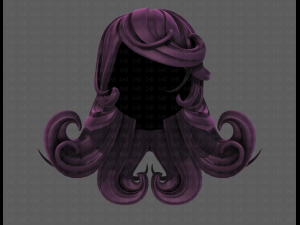 3d hair style for girl v77 Modelo 3D