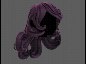 3d hair style for girl v77 Modelo 3D