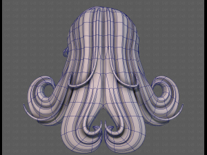 3d hair style for girl v77 Modelo 3D