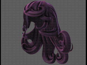 3d hair style for girl v77 Modelo 3D