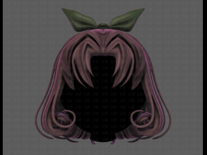 3d hair style for girl v78 Modèle 3D