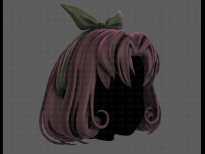 3d hair style for girl v78 Modèle 3D