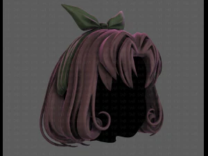 3d hair style for girl v78 3D Model
