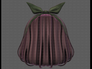 3d hair style for girl v78 Modèle 3D