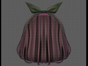 3d hair style for girl v78 3D Model