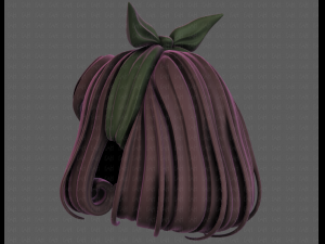 3d hair style for girl v78 Modèle 3D
