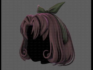 3d hair style for girl v78 Modèle 3D