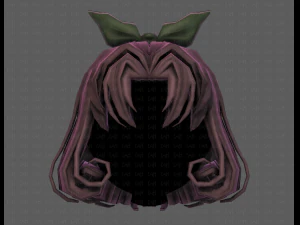 3d hair style for girl v78 3D Model