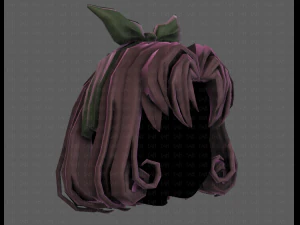 3d hair style for girl v78 3D Model