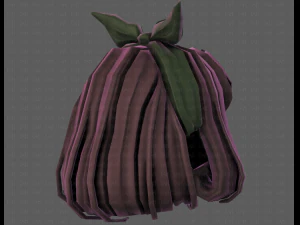 3d hair style for girl v78 3D Model