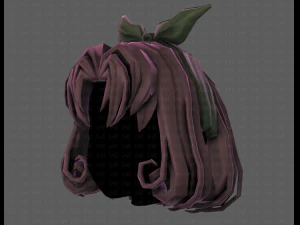 3d hair style for girl v78 3D Model