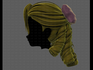 3d hair style for girl v79 Modèle 3D