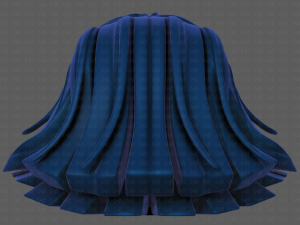 3d hair style for girl v81 3D Модель