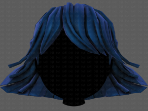 3d hair style for girl v81 3D Модель