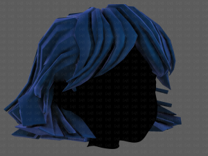 3d hair style for girl v81 3D Модель