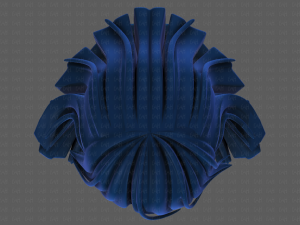 3d hair style for girl v81 3D Модель