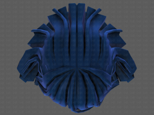 3d hair style for girl v81 3D Модель