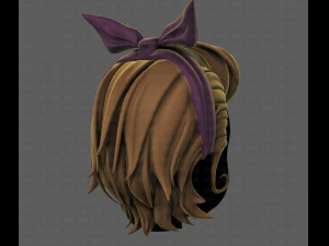 Acconciatura 3d per ragazza v82 Modello 3D