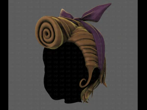 Acconciatura 3d per ragazza v82 Modello 3D