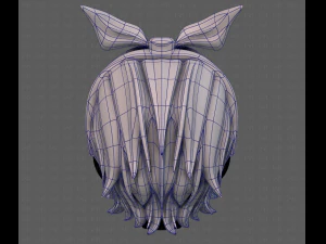 Acconciatura 3d per ragazza v82 Modello 3D