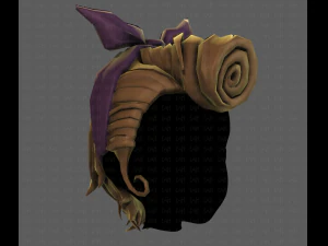 Acconciatura 3d per ragazza v82 Modello 3D