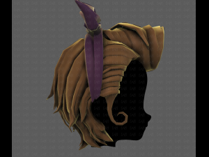 3d hair style for girl v82 Modelo 3D