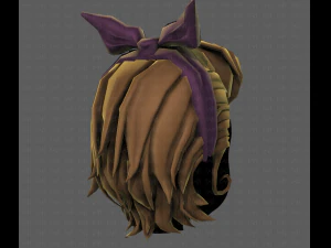 Acconciatura 3d per ragazza v82 Modello 3D