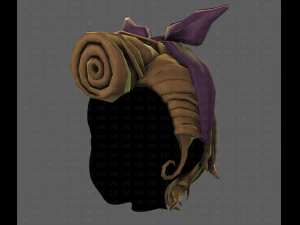 Acconciatura 3d per ragazza v82 Modello 3D