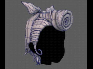 Acconciatura 3d per ragazza v82 Modello 3D