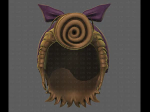 Acconciatura 3d per ragazza v82 Modello 3D