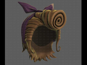 Acconciatura 3d per ragazza v82 Modello 3D