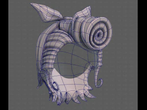 Acconciatura 3d per ragazza v82 Modello 3D