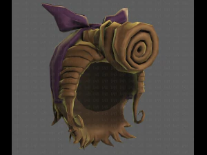 Acconciatura 3d per ragazza v82 Modello 3D