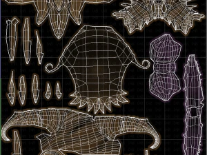 Acconciatura 3d per ragazza v82 Modello 3D