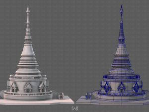 pagoda v03 3D Model