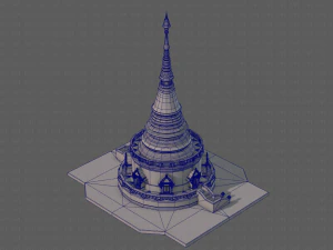 pagoda v03 3D Model
