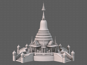 pagoda v04 Modello 3D