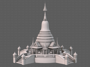 pagoda v04 Modello 3D