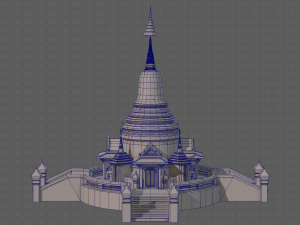 pagoda v04 Modello 3D