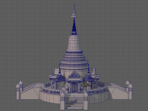 pagoda v04 Modello 3D