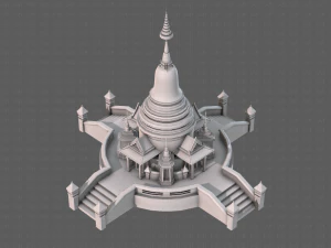 pagode v04 Modelo 3D