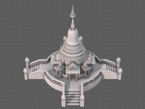 pagoda v04 Modello 3D