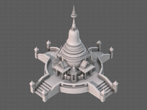 pagoda v04 Modello 3D